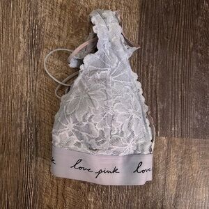 light blue bralette with padding